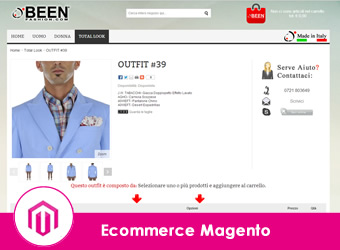 Beenfashion.com Ecommerce Magento, integrazione completa con il gestionale nel settore Fashion